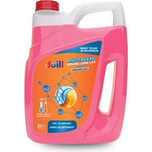 -39 Derece Hazır Karışım 3 Litre Kırmızı Organik Antifriz - G12 (Üretim Yılı: 2025)