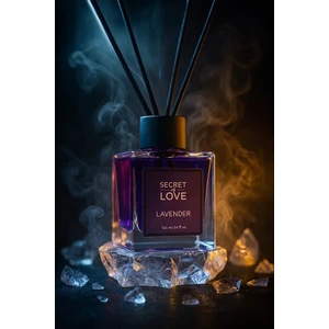 Secret of Love Lavanta Çubuklu Oda Kokusu 100 ml Hafif Lavanta Aromalı Bambu Çubuklarla Kalıcı Etki