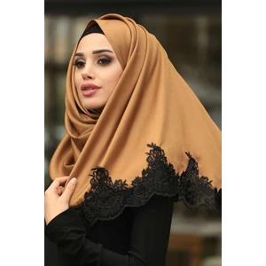 Neva Style - Dantelli Ipek Görünümlü Şal 1006