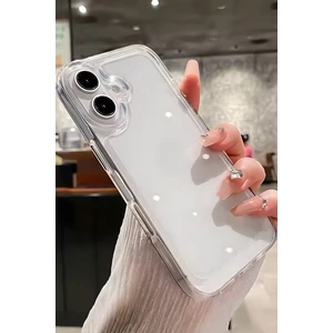 iPhone 17 Kılıf Renksiz Şeffaf Kamera Korumalı Yumuşak Darbe Emici Ince Esnek Silikon Kapak