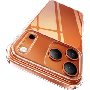 iPhone 17 Pro Kılıf Renksiz Şeffaf Kamera Korumalı Yumuşak Darbe Emici Ince Esnek Silikon Kapak