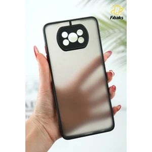 Xiaomi Poco X3 Pro Uyumlu Kılıf Kamera Korumalı Renkli Tuşlu Transparan Kapak