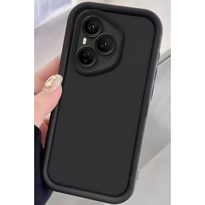 Honor 400 Pro 5g Kılıf Kamera Korumalı Yumuşak Dokulu Darbe Emici Siyah Silikon Kapak