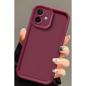 Apple iPhone 16 Uyumlu Kılıf Kamera Korumalı Yumuşak Dokulu Darbe Emici Siyah Silikon Kapak