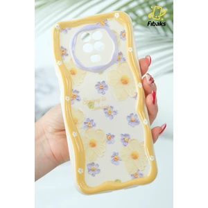 Xiaomi Redmi Note 9s/9 Pro Uyumlu Kılıf Tasarımlı Desenli Kamera Korumalı Papatya Çiçek Renkli Silikon Kap