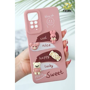 Xiaomi Redmi Note 11 Pro/12 Pro 4g Kılıf Tasarımlı Desenli Kamera Korumalı Tavşan Yumuşak Silikon Kapak