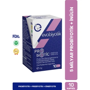Evo Pharma Evobiyotik Probiyotik & Prebiyotik  10 Kapsül