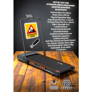 Vfit By Zoe Otomatik Eğimli Uzaktan Kumandalı Bluetooth Uygulamalı Tutma Kollu Katlanabilir