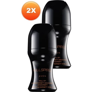 Full Speed Erkek Roll-On Deodorant - Aromatik Meyve Kokusu, Uzun Süre Kalıcı ve Canlandırıcı Etki, 2×50 ml