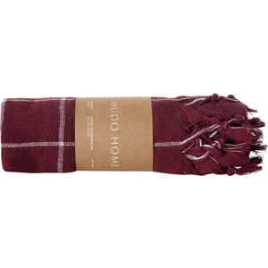 Mudo Home Edwın Bordo Çok Amaçlı Örtü 140X140