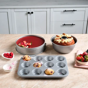 Luna Bake 3 Parça Kek Kalıbı Seti