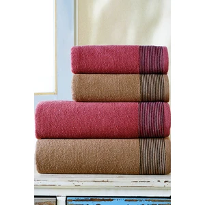 50X90 70X140 cm Amore Bath 4'lü Banyo Havlu Takımı, Plaj Havlusu, Hamam Takımı, Çeyizlik Havlu, Spa