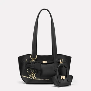 Midi Boy Kadın Siyah Tote Bag Çanta - Dora
