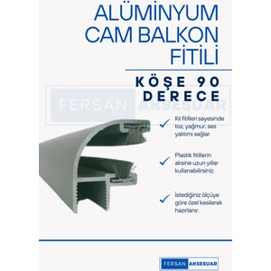 Alüminyum Cam Balkon Fitili ( 8mm )