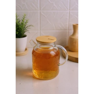 Juliet - Bambu Kapaklı Cam Demlik 1800ML