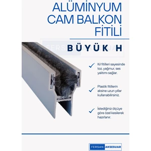 Alüminyum Cam Balkon Fitili ( 8mm )