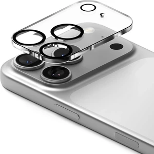 Apple iPhone 17 Pro Uyumlu Kamera Koruma Lens Koruyucu Temperli Cam Tam Çerceveli Lens Koruma Şeffaf Lens