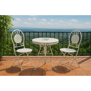 House Wife Ferforje Katlanabilir Balkon-Bahçe-Ev Masa Sandalye Takımı