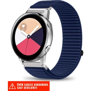 Samsung Galaxy Watch Active / Galaxy Watch Active 2 40 44MM Uyumlu Spor Cırtlı Kordon 20MM