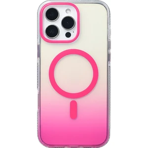 Nova Global Apple iPhone 16 Pro Max Kılıf M-Safe Şarj Özellikli Transparan Renk Geçişli Zore Toros Kapak Siyah