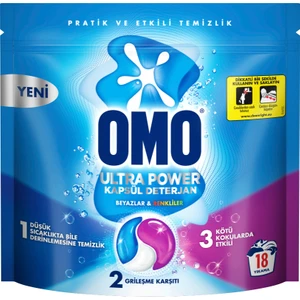 Ultra Power Kapsül Çamaşır Deterjanı 18 Yıkama