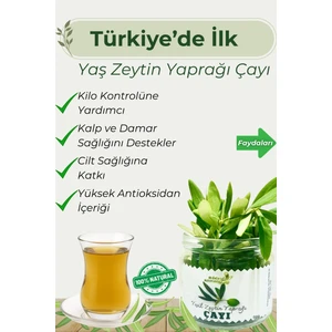 Yaş Zeytin Yaprağı Çayı | Köyceğiz'den %100 Doğal Detox Bitki Çayı • Güçlü Antioksidan