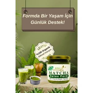 %100 Doğal Matcha & Zeytin Yaprağı Karışımı | Detox Form - Kıloverme Ve Zayiflamaya Yardımcı