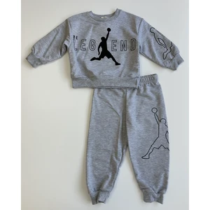 Basketboll Desenli Erkek Çocuk Eşofman Takımı