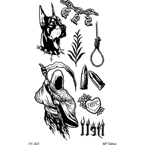 Cadılar Bayramı Geçici Dövme Halloween Tattoo