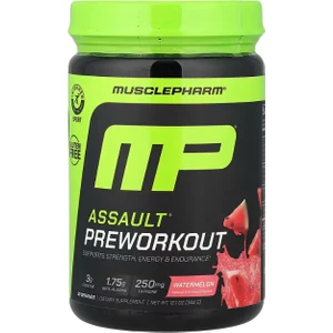 Muscle Pharm MusclePharm Assault Sport 30 Servings - Pre-Workout With Caffeine  Acetyl-L-Carnitine  Taurine  L-Glycine  Creatine Monohydrate  Beta-Alanine & Betaine Anhydrous