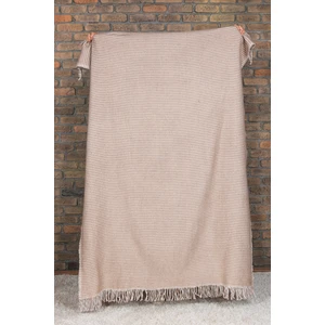 Carlos Tv Battaniyesi Waffle Pamuklu (130X170 Cm) Bej