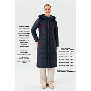 Günay Karaca Kadın Kışlık Kaban Şişme Kapitone Kalın Elyaflı 20232