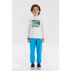 Bg Store Erkek Çocuk Beyaz Tshirt