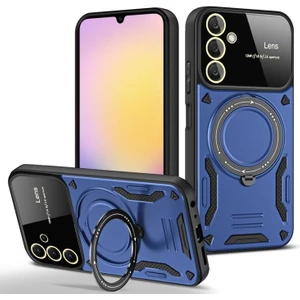 Samsung Galaxy S25 Fe/S24 Fe Kılf Magsafe Stand Özellikli Lens Korumalı Kılıf