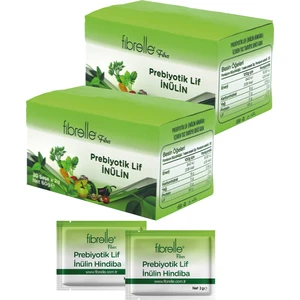 2 Kutu Fibrelle Fiber Prebiyotik Lif Zenginleştirilmiş Inülin 30 Şase x 2