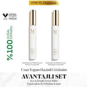 Güçlendirici & Dökülme Karşıtı Aktif Kaş + Kirpik Serumu Set