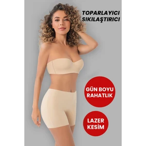 Arnee Dikişsiz Toparlayıcı Şekillendirici Iz Yapmaz Lazer Kesim Anti Selülit Kadın Boxer Korse