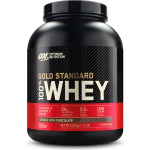 Optimum Gold 100% Whey Gold Std - Chocolate  5.15lb/2270gr Multi-lingual
