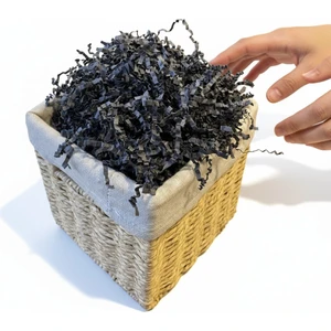 1 kg Zigzag Kırpık Kağıt , Kırpıntı Kağıt * Antrasit