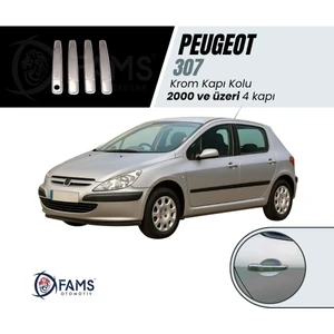 Peugeot 307 Krom Kapı Kolu 4 Kapı 2000 Üzeri P. Çelik