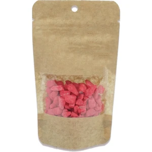 Kraft Pencereli Doypack 110x185x35 mm 25 li Paket