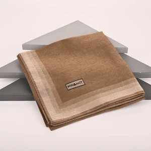 Çizgili Kehribar Eşarp