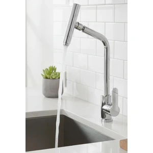 Paslanmaz Çelik Dant Oynar Perlatörlü Eviye Mutfak Bataryası Krom Renk