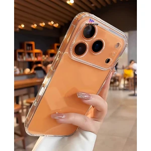 iPhone 17 Pro Max Uyumlu Kamera Korumalı Şeffaf Esnek Silikon Kılıf