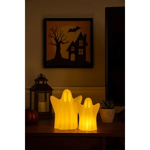 Novatech İnovasyon Hayalet Figürlü Dekoratif Obje 2’li Pilli Mum Ile Kullanım Halloween Aksesuarı Ev Dekor Ürünü