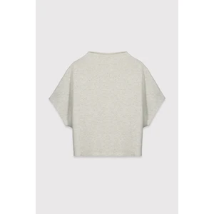 Dik Yaka Boxy Yumoş Üst