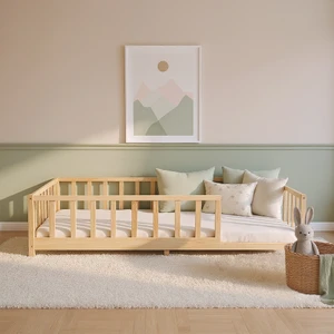 KFB640 Montessori Yer Yatağı 140 x 200  cm  Ahşap Çocuk Yatağı