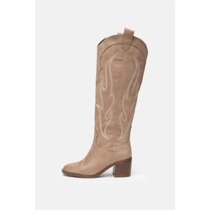 Mio Gusto Romina Vizon Renk Kovboy Çizmesi