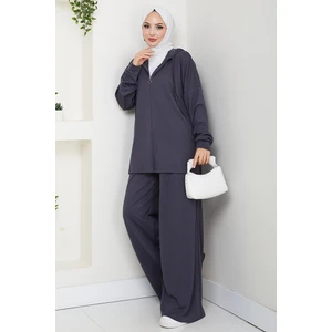 Kapüşonlu Oysho Ikili Takım 1609 - Antrasit