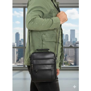 Newish Polo  Deri Postacı Kasalı El Omuz Çantası Büyük